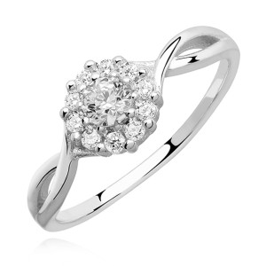 Inel argint cu pietre DiAmanti Z1161A_W-DIA (Argint 925‰ 1,9 g.)